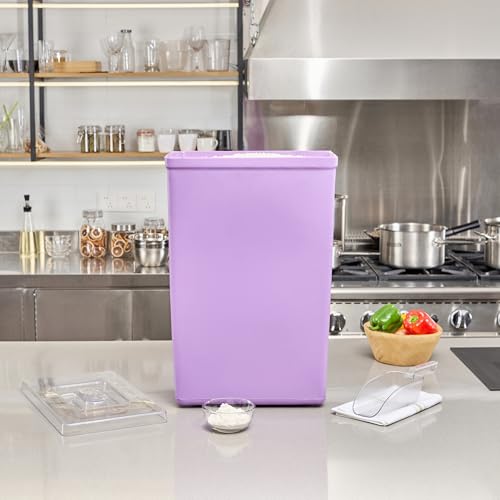 Restaurantware 10 gal Purple Plastic Cup Ingredient Bin - color: Purple