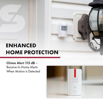 Sabre Driveway Alert, Wireless Motion Detector Sensor System with Driveway Alert, Weatherproof for Outdoor Security