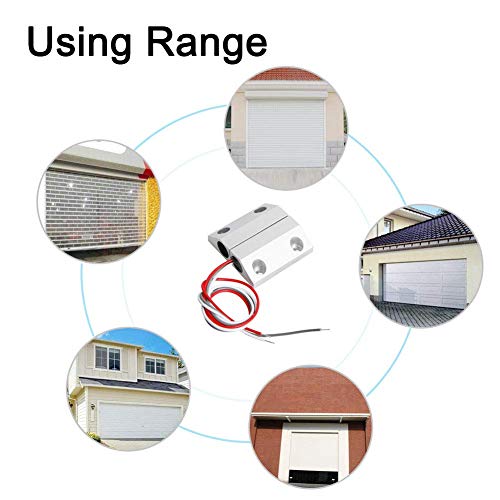 Aoje-Link MC-56 NC + NO Wired Magnetic Switch Door Window Reed Switch Micro Alarm Magnetic Contact Security Silver Gray 1pcs