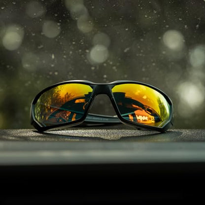 EDGE Dawson Anti Fog Safety Glasses for Men, High Impact Rated ANSI Z87.1 Safety Non Slip Sunglasses, Protective Eyewear