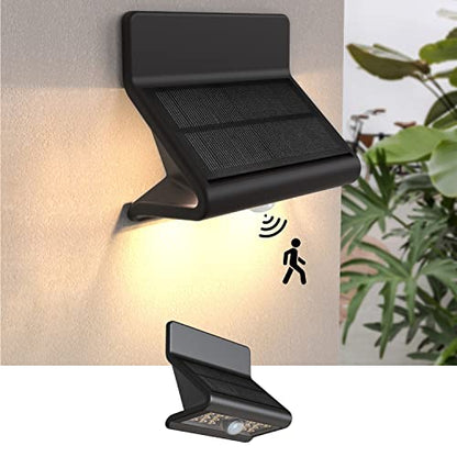 AURAXY Solar Motion Sensor Security Lights Outdoor, Bright Waterproof LED Lights, Wireless Solar Wall Light to Protect Your Home for Front Door Yard Backyard Garage Porch Fence - size: 2 Pack