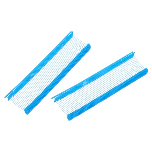 MECCANIXITY 1000 Pcs Standard Tagging Barb Fasteners, 1 Inch Light Blue Tagging Gun Fasteners Tagging Gun Refill Plastic Garment for Clothing Fine Stitch Price Refills Tag Label - color: Light Blue, size: 1 Inch