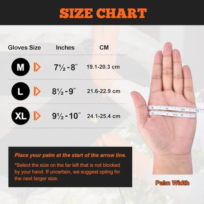 TitanFlex Heavy Duty Orange Nitrile Gloves, 6 Mil, Raised Diamond Texture, Mechanic Disposable Gloves, Latex Free Powder Free - color: 6-mil (100-ct), size: Small