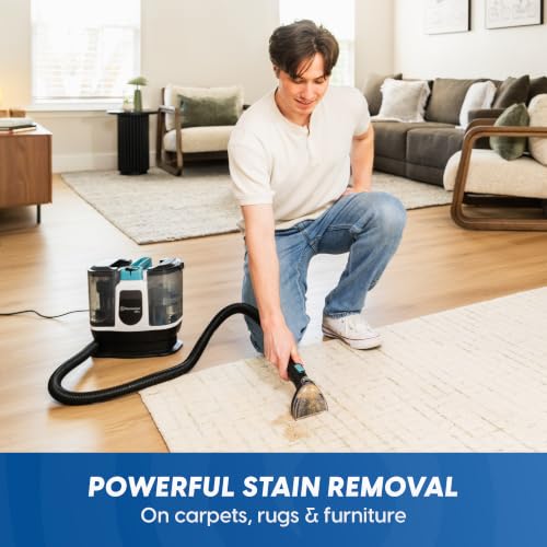 Vacmaster 30 Series Mini Portable Carpet & Upholstery Spot Cleaner Machine - color: Denim