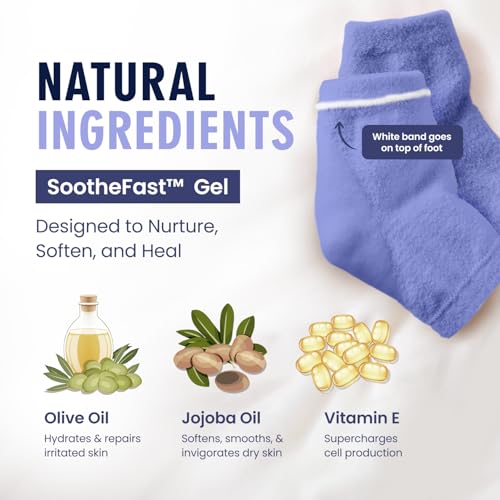 Dr. Frederick's Original Fuzzy Heel Socks (Lavender Luxury) - color: Lavender Luxury