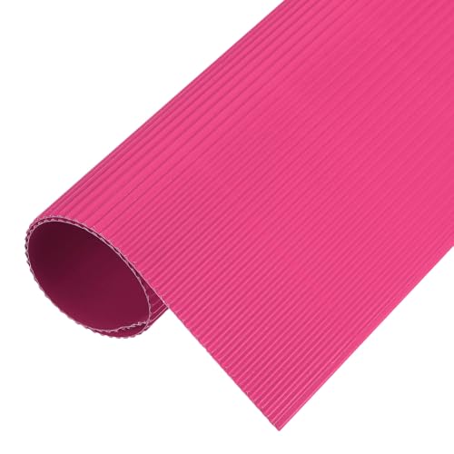 MECCANIXITY Corrugated Paper Sheets 5pcs 20x14x1/16inch Rose Red - color: Rose Red, size: 20inch x 14inch x 1/16inch