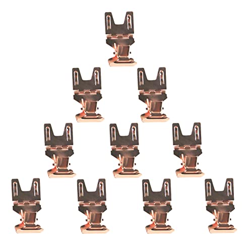 Metal POP Clip Sign Stand Holder, Advertising Display Rose Gold, 10Pack - color: Rose Gold, size: 10Pack