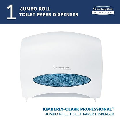 Scott Professional Jumbo Roll Toilet Paper Dispenser, White (09508)