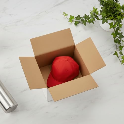 25 Pack Shipping Boxes 8x6x4 Inches, White Corrugated Cardboard Mailing Box for Packing, Mailing, Small Business - size: 8X6X4 Inches