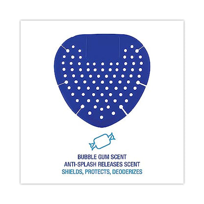 Boardwalk BWK1002 Urinal Screen, Bubble Gum Fragrance, Blue (Box of 12)