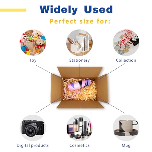 30 Pack 6x6x4 inches Small Shipping Boxes Brown Corrugated Cardboard Boxes for Packing, Mailing, Moving, Business - size: 6x6x4 inch