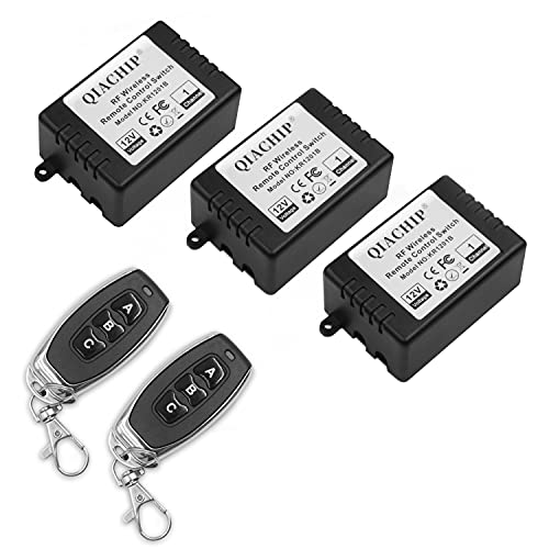 433MHz DC12V Wireless Remote Control Switch,1CH Dry Contact RF Relay - color: 3relays