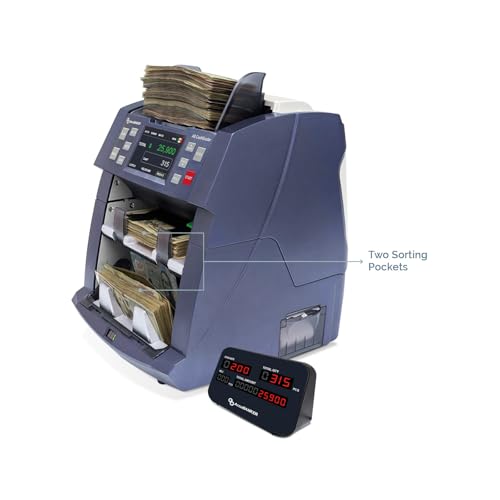 AccuBANKER AB8000 CashGrader Mixed Bill Counter, Serial Capture