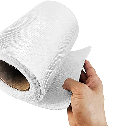 1708 Fiberglass Cloth Roll | 8" Wide by 360" (10 Yards) | Molding Roofing Boat Marine Repair | Resin & Epoxy Compatible | Roll Package - size: 8 inch 1708 fiberglass