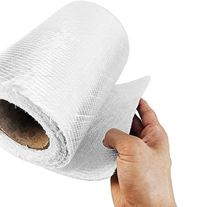 1708 Fiberglass Cloth Roll | 8" Wide by 360" (10 Yards) | Molding Roofing Boat Marine Repair | Resin & Epoxy Compatible | Roll Package - size: 8 inch 1708 fiberglass