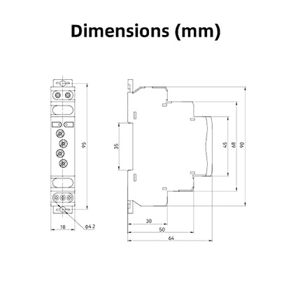 CNAODUN Cyclic Time Delay Relay Digital Display HYCRT8S-J1 AC/DC 24-240V Button Adjustment Cycle Time Relay DIN Rail Mount Type - size: HYCRT8S-J1,Single Output Cycle Delay
