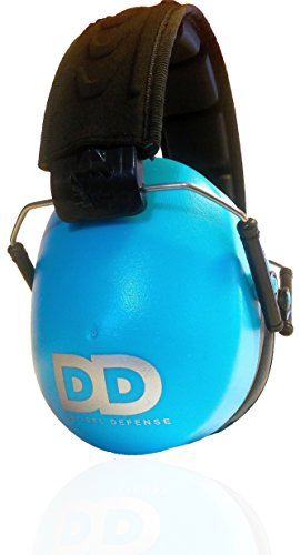Decibel Defense Ear Protection, 37 dB NRR Ear Muffs (BLUE) - color: Blue, size: Regular