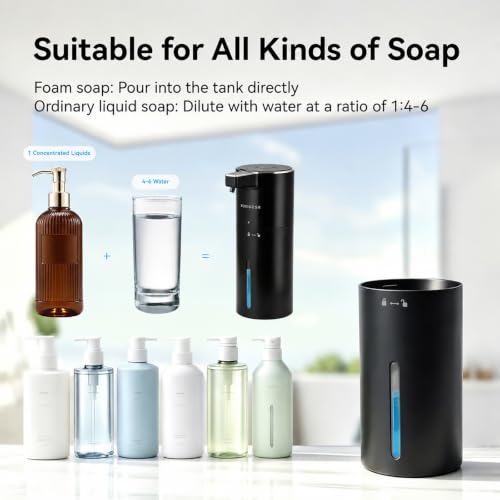 Touchless Automatic Electric Liquid Soap Dispenser - color: Black, size: Liquid