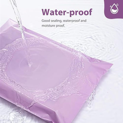 Fuxury Poly Mailers 10x13" 500 pcs, Shipping Bags Bulk for Clothes,Purple - color: Light Purple, size: 10x13" 500pcs