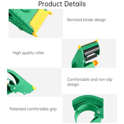 CALIDAKA Professional Grade Packing Tape Dispenser, Heavy Duty Shipping Tape Dispenser, Packing Packaging Sealing Cutter, Works with Any Tapes Up to 2 Inches Wide on Standard 3" Cores