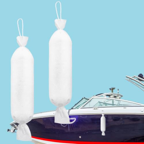 Threlaco 2 Pcs 6” X 19” Bilge Socks Oil Only Absorbent Sock for Boats - size: 6” X 19”