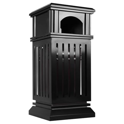 Commercial Trash Can with Removable Inner Bucket & Lid Side Opening Waste Bin Large Capacity for Home/Office/Restaurant/Restroom