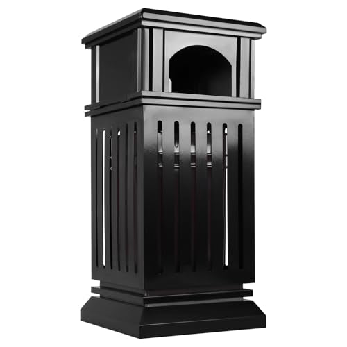 Commercial Trash Can with Removable Inner Bucket & Lid Side Opening Waste Bin Large Capacity for Home/Office/Restaurant/Restroom