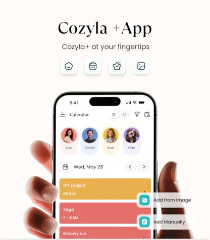 Cozyla Calendar Plus 2: 32" Smart Digital Calendar with Google Play Store - color: White 1080P