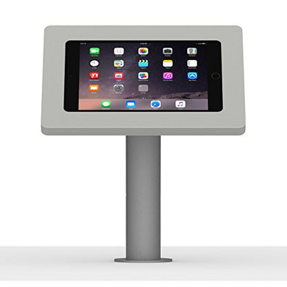 VidaMount Light Grey Enclosure and Fixed Neck Wall/Table Surface Mount [Bundle] Compatible with iPad mini 1/2/3 - color: Light Grey, size: iPad Mini 1/2/3