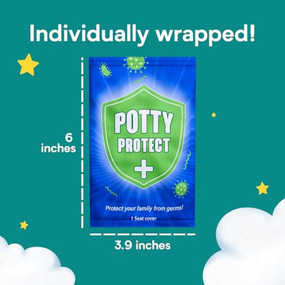 Eli with Love 40 Extra Large Disposable Toilet Seat Cover by Eli with Love – Toddler Toilet Covers for Full Coverage On Toilet or Potty – Ideal Travel Toilet Seat Covers for Kids and Adults (Boho) - color: Boho