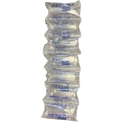 Bubblefast! Brand Pre-Filled Cushioning Air Pillows 4'' x 8'', Clear, from Storopack, Pack of 175