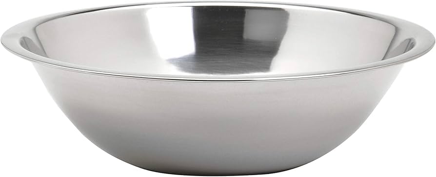 Stainless Steel Mixing Bowl for Commercial and Home Kitchen - size: 5 Quart