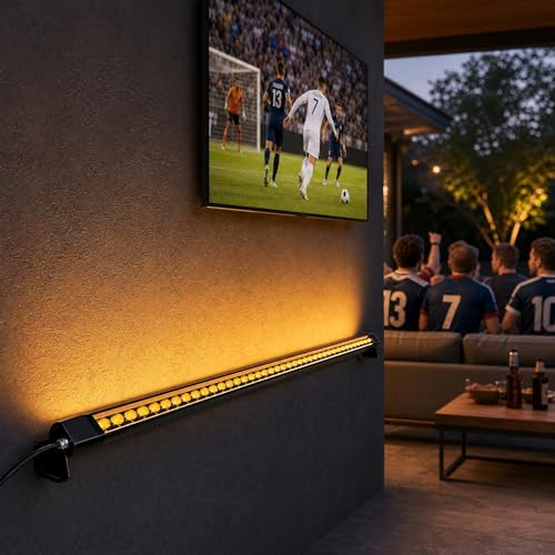 2 Pack 36W LED Wall Washer Light 2FT 2700K Waterproof IP67 Plug-in - color: 2700K-Warm White, size: 23.6''