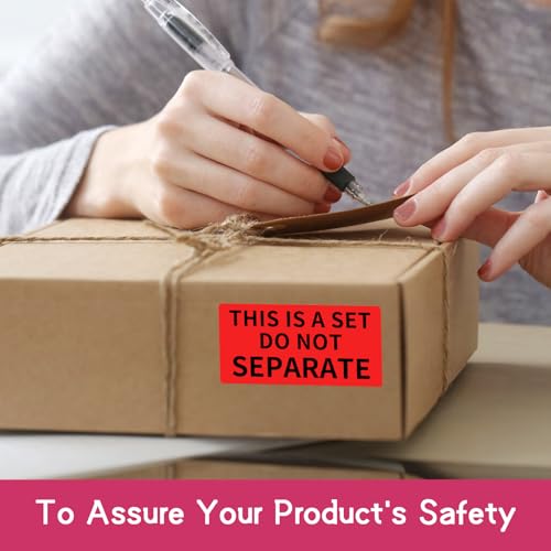 1" x 2" This is a Set Do Not Separate Labels, 12 Rolls, 6000 Labels - size: 1" x 2"