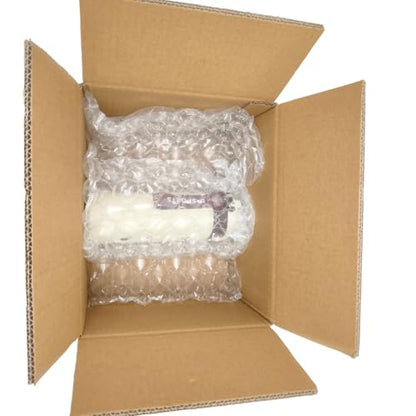 Nylon-Enriched HDPE+PA Bubble Pillow Film Roll – 1000ft x 16" x 12", Perforated Every 12", Air Cushion Packing Material for Shipping, Moving, Improved Barrier, Thicker & Long-Lasting