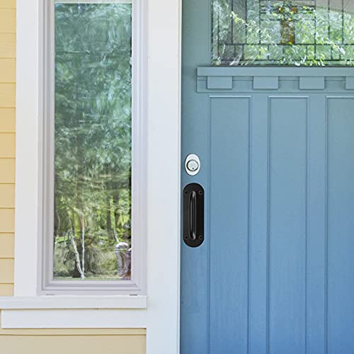 Door Handle Pull Push Door Plate, 2pcs Door Push Plate Handles, Heavy Duty Barn Door Pulls, Cabinet Drawer Push Pull Handles for Kitchen Cabinet Drawer Window Sliding Closet Door Handles(200x65mm) - size: 200x65mm