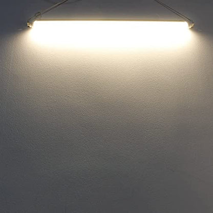 LightingWill LED T8 Light Tube 4FT, Warm White 3000K-3500K, Dual-End Powered Ballast Bypass, 2000Lumen 18W (40W Equivalent Fluorescent Replacement), Frosted Cover, AC85-265V Lighting Fixture, 1Pack - color: Warm White, size: 4FT-1 Pack