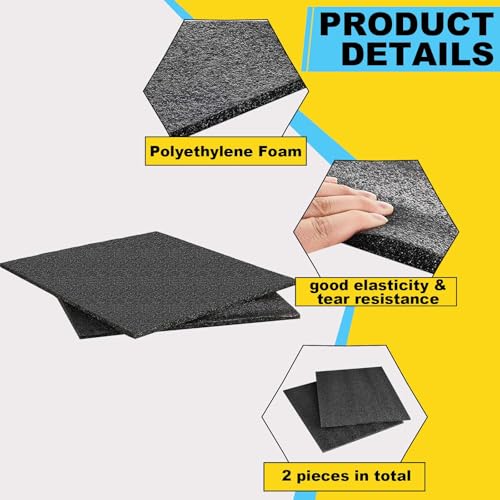 Treela 2 Pcs Customizable Polyethylene Foam Sheets 16x12x0.5" - size: 16x12x0.5''
