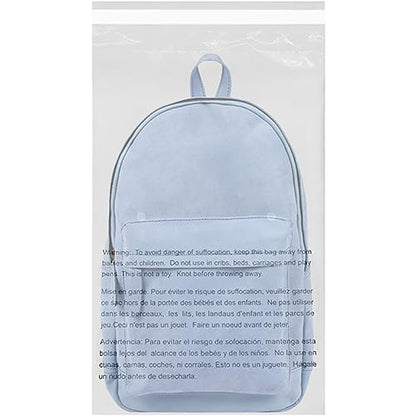 EcoSwift - 24” X 36” (30 Count) Self Seal Clear Poly Bags with Suffocation Warning for Packaging, Shipping - Permanent Adhesive