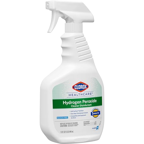 Clorox Healthcare Hydrogen Peroxide Disinfectant Cleaner Spray, 32 fl. oz. - size: 32 Fl Oz (Pack of 1)