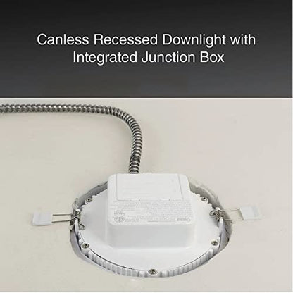 Feit Electric 4in LED Canless Recessed Downlight, 50W Eq - style: 4 Inch