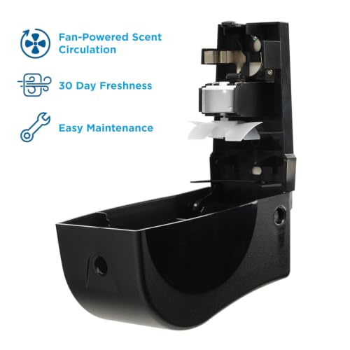ActiveAire Powered Whole-Room Air Freshener Dispenser by GP PRO (Georgia-Pacific), Black, 53257A, 4.090" W x 3.610" D x 6.820" H - color: Black