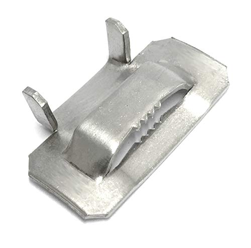 USA 201 Stainless Steel Ear-Lokt Buckle 3/4" Width - 100 per Box (FDT7219018NFMT)