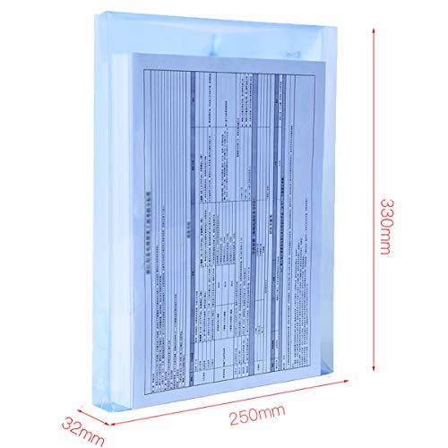 LaOficina 5 Pack Poly Envelopes with String Button Closure, Letter Size