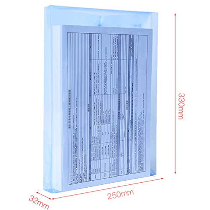 LaOficina 5 Pack Poly Envelopes with String Button Closure, Letter Size
