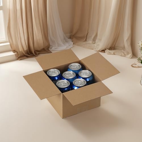 CRUGLA 40 Packs 7x7x5 Shipping Boxes, Brown Mailing Boxes - size: 7x7x5 Inch