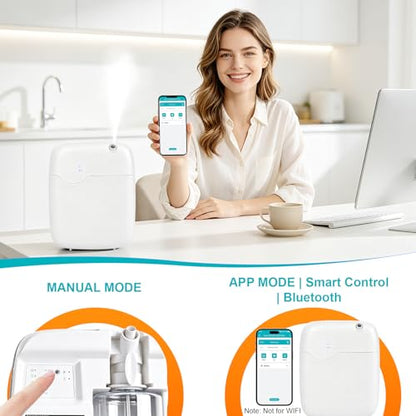 Smart Cold Air Scent Machine for Home Large Room, White
