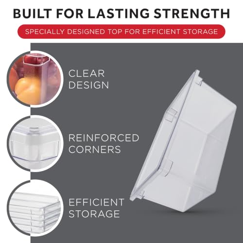 Winco 18" x 26" Clear Food Storage Box - size: 18" x 26", style: 12" Deep