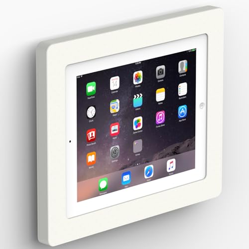 VidaMount White Enclosure and Fixed VESA Slim Wall Mount [Bundle] Compatible with iPad 2/3/4 - color: White, size: iPad 2/3/4
