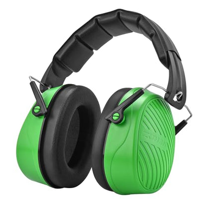 ZOHAN 019 Noise Cancelling Headphones for Adult - NRR 28dB Hearing Protection for Working, Shooting, Mowing, Autism - color: 1 Pack-green